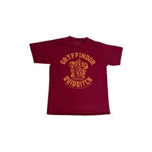 Wizarding World Harry Potter Gryffindor Quidditch Tee Shirt Burgundy Size Medium